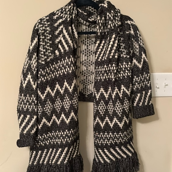 Victoria's Secret Sweaters - Victoria’s Secret dark cotton alpaca blend sweater 3/4 sleeves size medium women